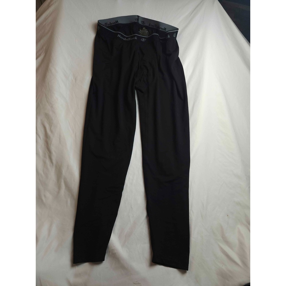 NordicTrack Compression Leggings Mens XXL Black Athletic Performance Activewear